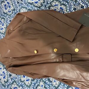 Andrew Marc Tan Leather Women's Jacket